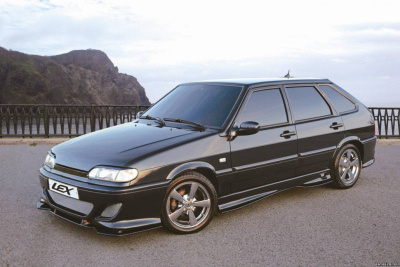 Накладка переднего бампера (спойлер) "Lex" ВАЗ 2108-21099