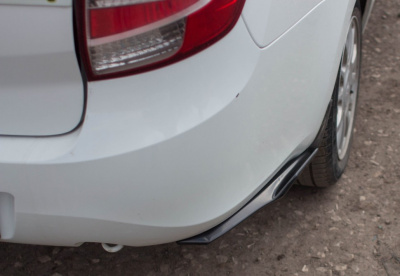 Клыки заднего бампера (шагрень) "ASM Volta" Лада Гранта седан (0059)