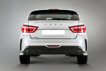 Бампер задний "Xmug" Лада Веста SW