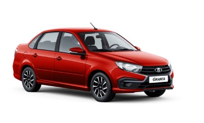 Накладки на пороги "Драйв Актив" Лада Гранта (оригинал) под окраску