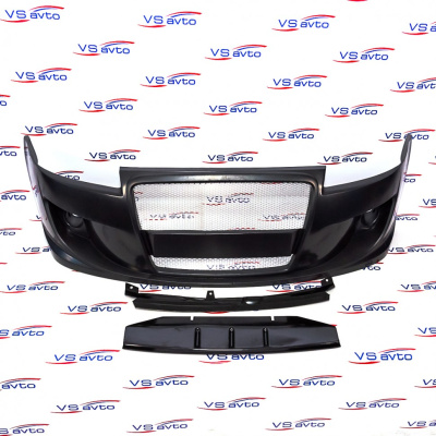 Бампер передний ВАЗ 1117-1119 "Я робот" (ПТФ)