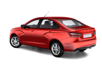 Спойлер на крышку багажника некраш (ABS) LADA Vesta 2015- (LVE663201)