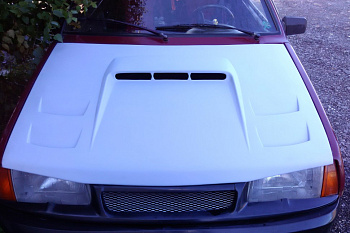 Капот пластиковый ВАЗ 2108, 2109, 21099 (под окраску)