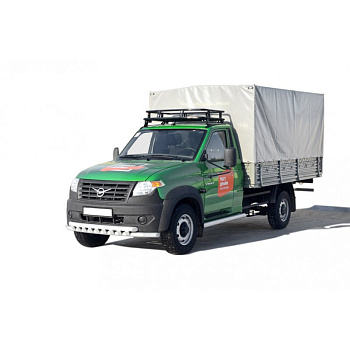 Защита переда «Труба двойная» (d63,5) УАЗ Профи (арт. 3457)