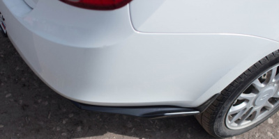 Клыки заднего бампера (шагрень) "ASM Volta" Лада Гранта седан (0059)