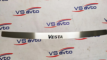 Накладка на задний бампер Лада Веста