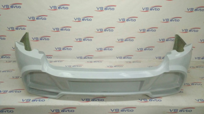 Бампер стеклопластиковый задний с накладкой на крышку багажника "AVR" Лада Гранта