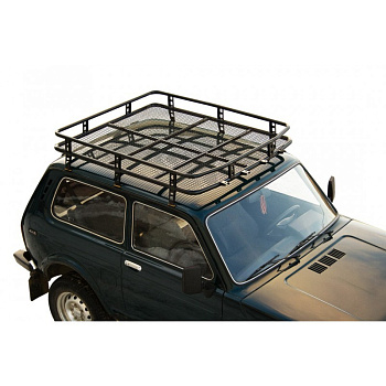 Багажник экспедиционный «Трофи» с сеткой 21214 (арт. 0351)