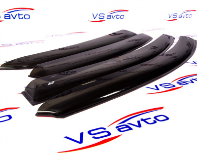 Дефлекторы (ветровики) дверей накладные "Кобра" широкие Лада Веста