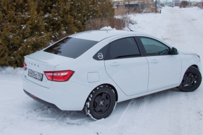 Спойлер крышки багажника "Стелс" Лада Веста седан