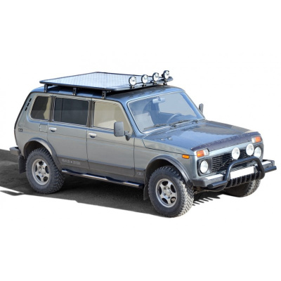 Багажник - платформа экспедиц. «Трофи» с ал. листом URBAN 2131 и 2131 Нива (арт.3325)