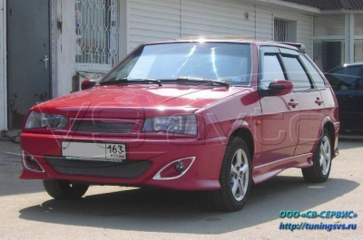 Накладка переднего бампера (спойлер) "Lex" ВАЗ 2108-21099