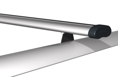 Багажники АЭРО с высоким кронштейном (1200 мм, серые) на рейлинги АПС с боковым резьбовым креплением (2060-А12-1-11)