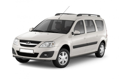 Защита переднего бампера одинарная Ø51мм (ППК ИСКРА Серебристый) LADA Largus 2012-20 (LLA330201)