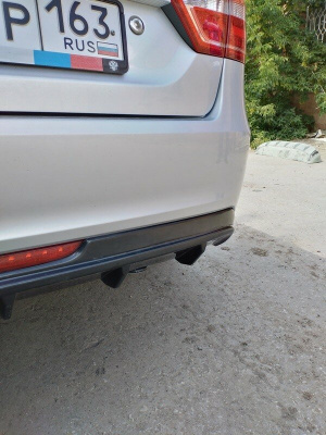 Диффузор заднего бампера "ASM VTS" Лада Веста (0048)