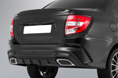 Бампер задний "Xmug FL" Лада Гранта FL