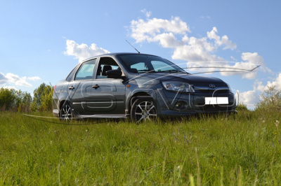 Пороги "GT Replica" Лада Гранта