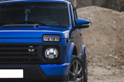 Подфарники диодные (тонированные) Лада 4х4