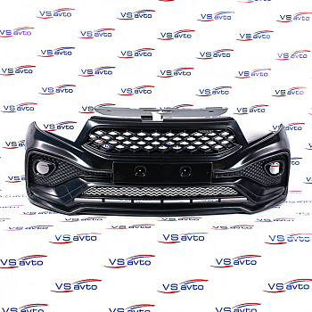 Бампер передний "Quasar Romb" Лада Веста (седан, SW)