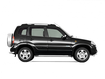 Защита заднего бампера угловая Ø63 (НПС) LADA NIVA Travel 2021-/ LADA NIVA 2020-/ CHEVROLET Niva 2009-2020 (LNT-21-220104.00)