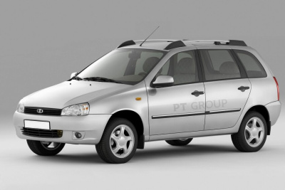 Рейлинги "Усиленные" (серебристые) под крышу с "ребром" LADA Kalina Универсал 2004-2013 (LKA551502)