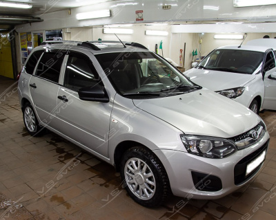 Дефлекторы (ветровики) дверей накладные "Кобра" ВАЗ 2194