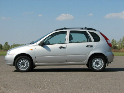 Рейлинги (черные) для автомобилей LADA GRANTA Хэтчбек (2018- ), LADA KALINA Хэтчбек (2006-2018), Datsun mi-DO (2015- ) с боковым резьбовым креплением под багажники АПС (0208-РК-02)