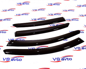 Дефлекторы (ветровики) дверей накладные "Кобра" широкие Лада Веста