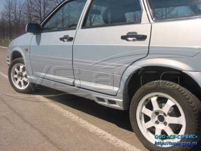 Пороги "V-Max" ВАЗ 2114, 2115