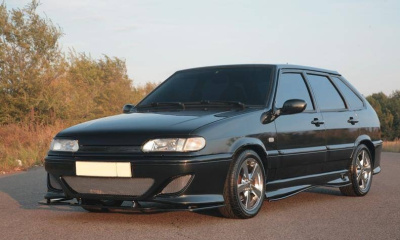 Накладка переднего бампера (спойлер) "Lex" ВАЗ 2108-21099