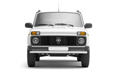 Защита переднего бампера одинарная Ø63мм (НПС) LADA "4х4 2121" 1995- (LNI220201)