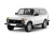 Защита порогов с накладками ИСКРА (Серебристый) Ø63мм (ППК) LADA "4х4 2121" 1995-/ "4x4 URBAN" 2015- (LNI330303)