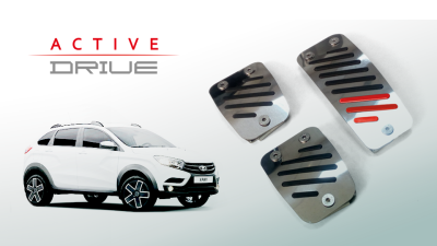 Накладки на педали (МКПП) X-Ray, Renault Duster, Renault Logan 2