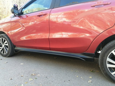 Накладки на пороги Lada X-Ray