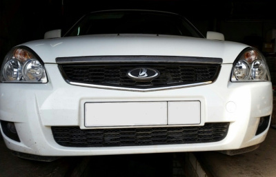 Решетки радиатора переднего бампера ВАЗ 21704 SE (рестайлинг) (верхняя и нижняя)