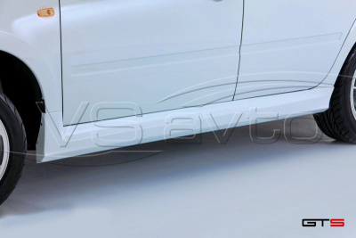 Накладка на порог "GTS" Лада Гранта