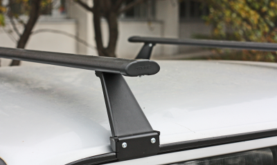 Багажники "АЭРО" с креплением за водосток (1200 мм., серые) ВАЗ 2101-2107 (2040-01-А12-1-11)