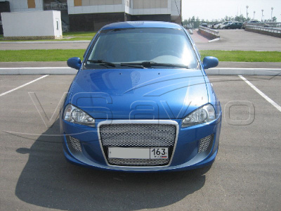 Бампер передний "Я-робот" ВАЗ 1117-1119 (сетка)