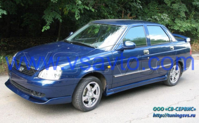 Юбка (спойлер) переднего бампера "Credo mini" ВАЗ 21703