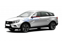 Коврики "EVA" Лада Веста SW Люкс мультимедиа комплектация с нижним багажником без фальшпола (2018 -)