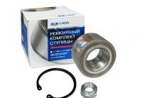 Ремкомплект ступицы передней (подшипник + гайка + кольцо стопорное) ВАЗ 2108