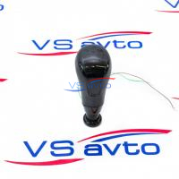 Ручка КПП в стиле Лада Веста с синей LED-подсветкой (хромированная вставка) ВАЗ 2108-21099, 2110-2112, 2113-2115, Лада Приора