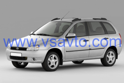 Рейлинги "Комфорт" (серебристые) под крышу с "ребром" LADA Kalina Универсал 2004-2013 (LKA551604)