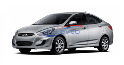 Коврики "EVA" Hyundai Solaris I седан (2011-2017)