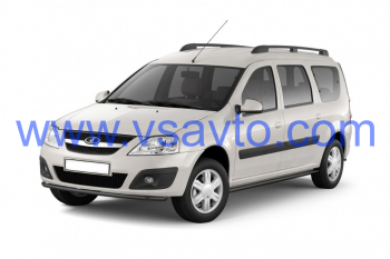 Защита переднего бампера одинарная Ø51мм (ППК ИСКРА Серебристый) LADA Largus 2012-20 (LLA330201)