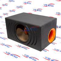 Короб "Raptor", МДФ, окрашенный, 94 литра на трубе (160мм х 520мм) под 12" двойная стенка