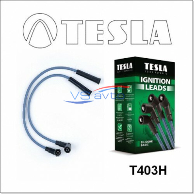 Провода высоковольтные зажигания "Tesla" (T403H, полусиликон) ВАЗ 1111