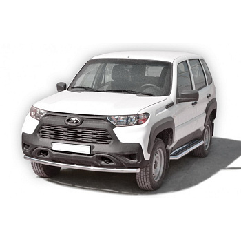 Защита переда «Труба» нерж. (d51) NIVA Travel (арт. 0261)
