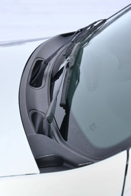 Накладка в проем стеклоочистителей (жабо) (ABS) RENAULT Duster 2012-20 (RDU112101)