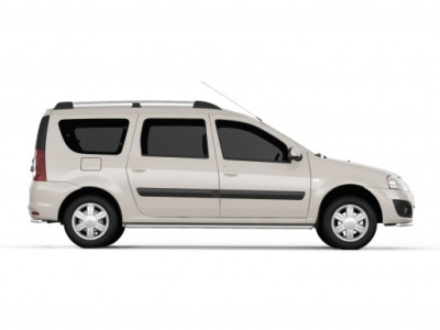 Рейлинги "Комфорт" (черные) на LADA Largus с 2012- (LLA551601)